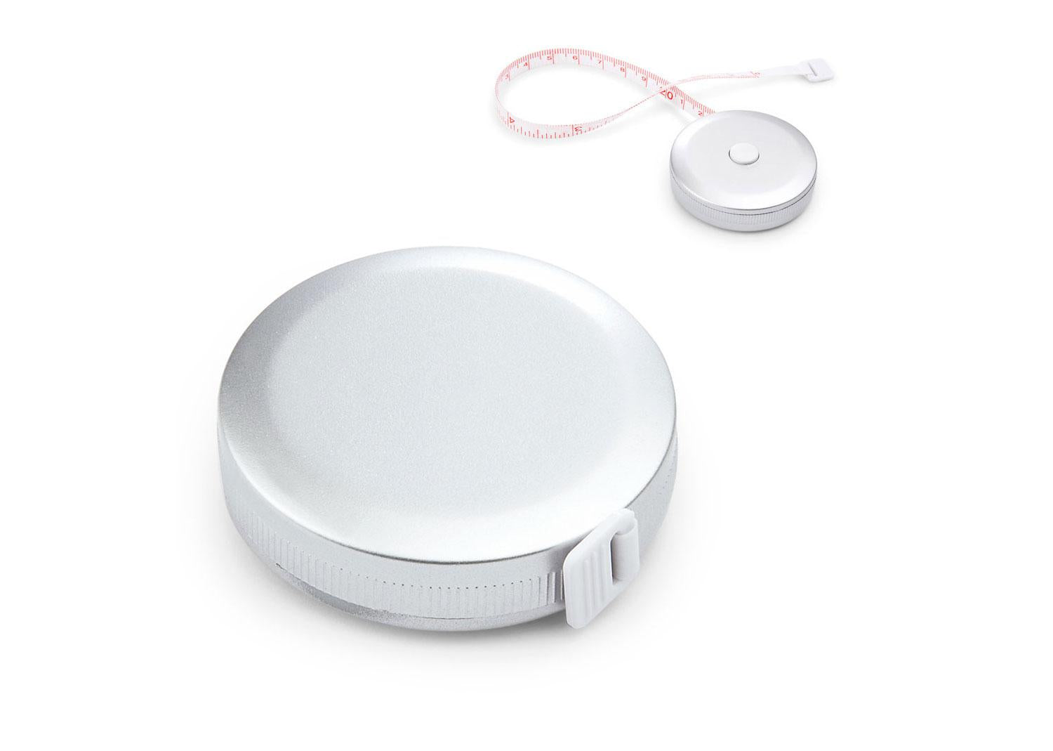 CINTA MÉTRICA ROUND PLATA Imagen secundaria del producto