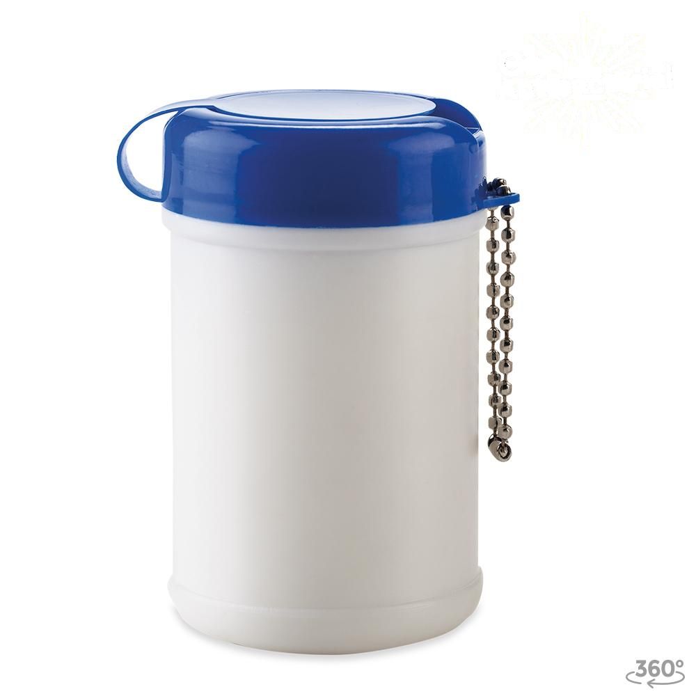 TAPA AZUL DE MINI TARRO PAÑOS HUMEDOS ANTIBACTERIAL 30UND Imagen secundaria del producto