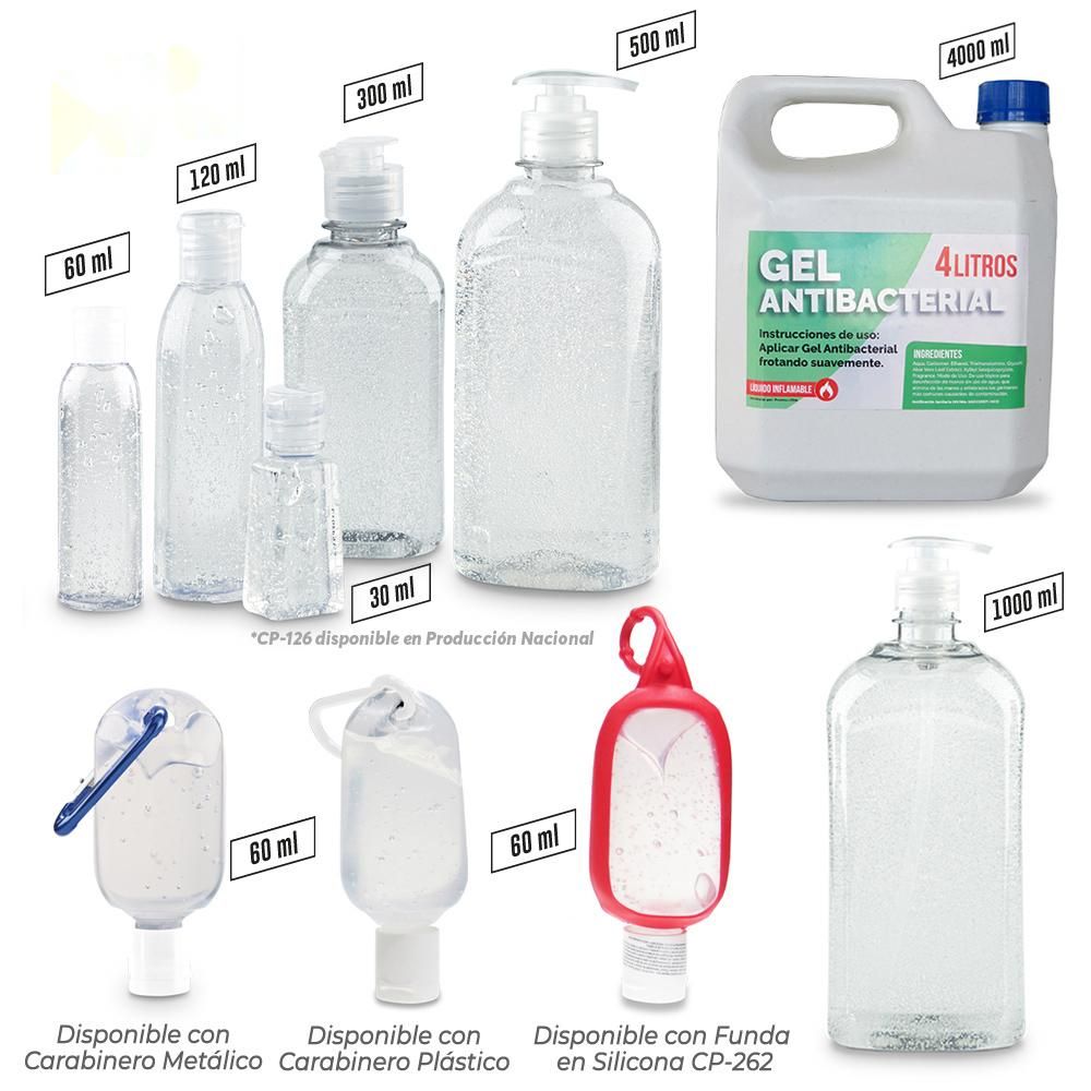 GEL ANTIBACTERIAL TRANSPARENTE (300ML) Imagen secundaria del producto