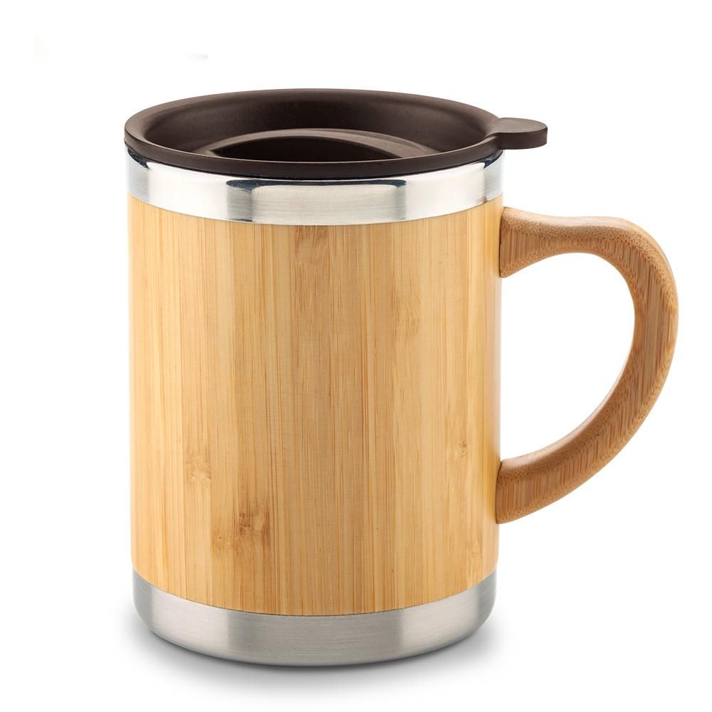 MUG METÁLICO BAMBOO ECO 350ML Imagen secundaria del producto