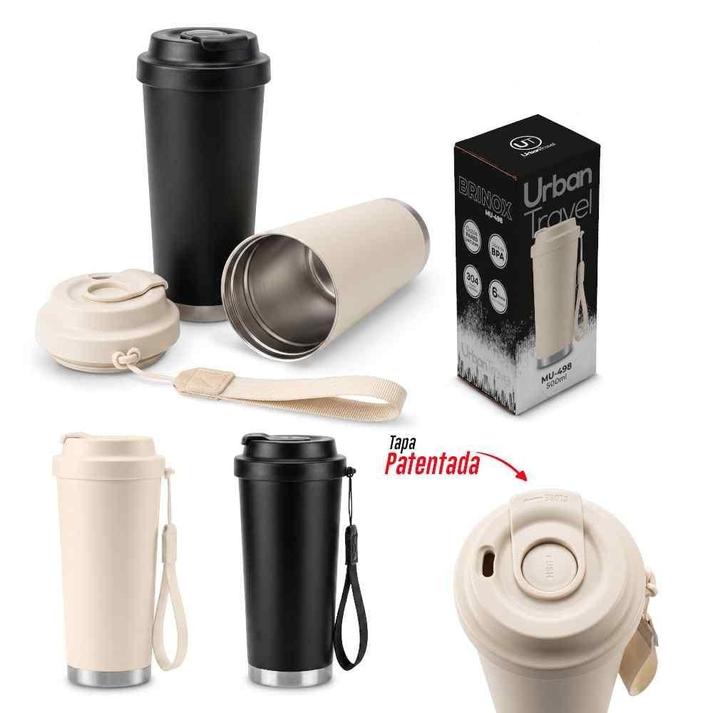 MUG METALICO BRINOX 480ML Imagen secundaria del producto