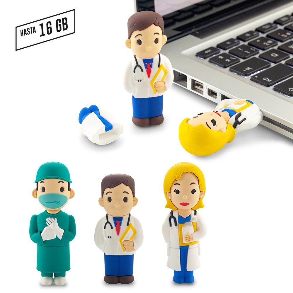 PVC MEMORIA USB MEDIC 3D - ASOCIADO AL SKU 604029 Imagen secundaria del producto