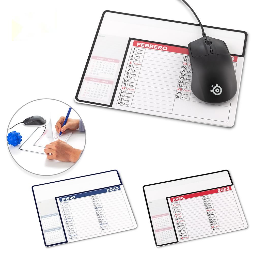 MOUSE PAD CALENDAR - PRECIO BOMBA Imagen secundaria del producto