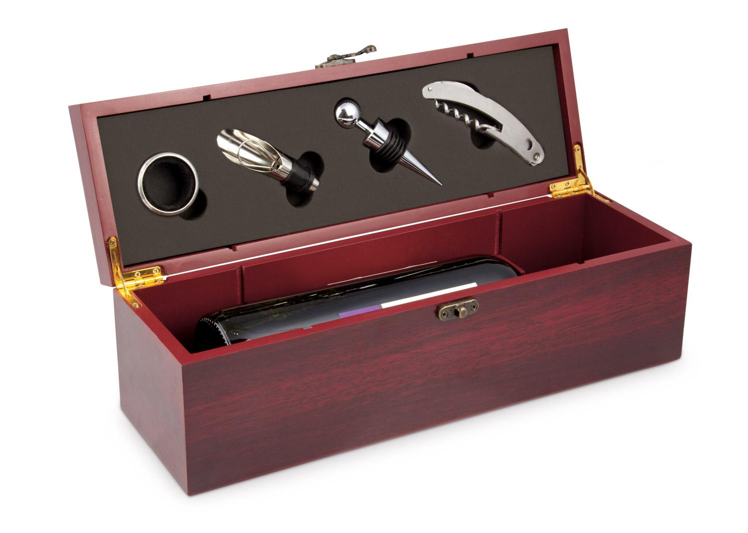 CAJA DE VINO PARA UNA BOTELLA Imagen secundaria del producto