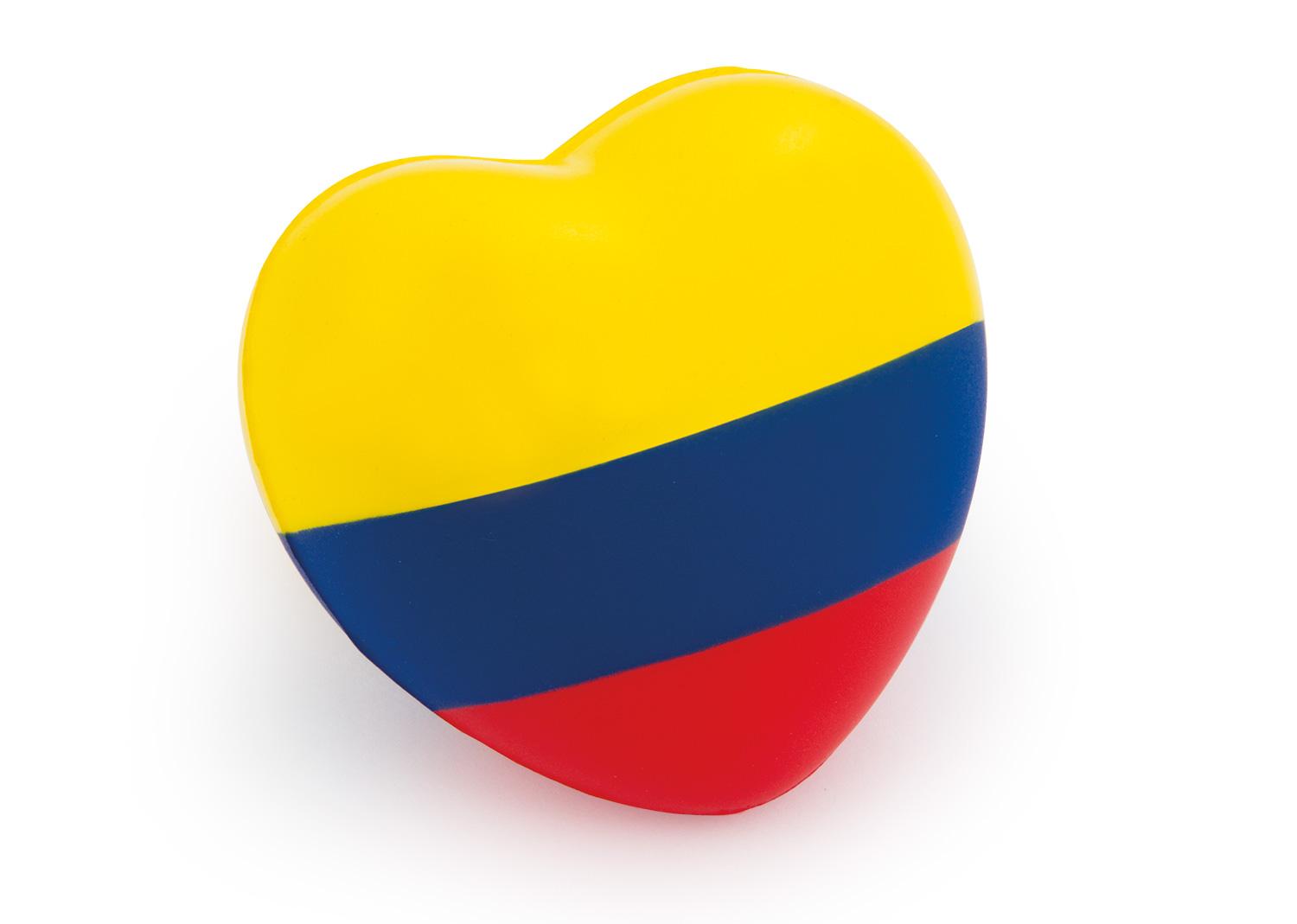 ANTIESTRÉS CORAZÓN TRICOLOR Imagen secundaria del producto