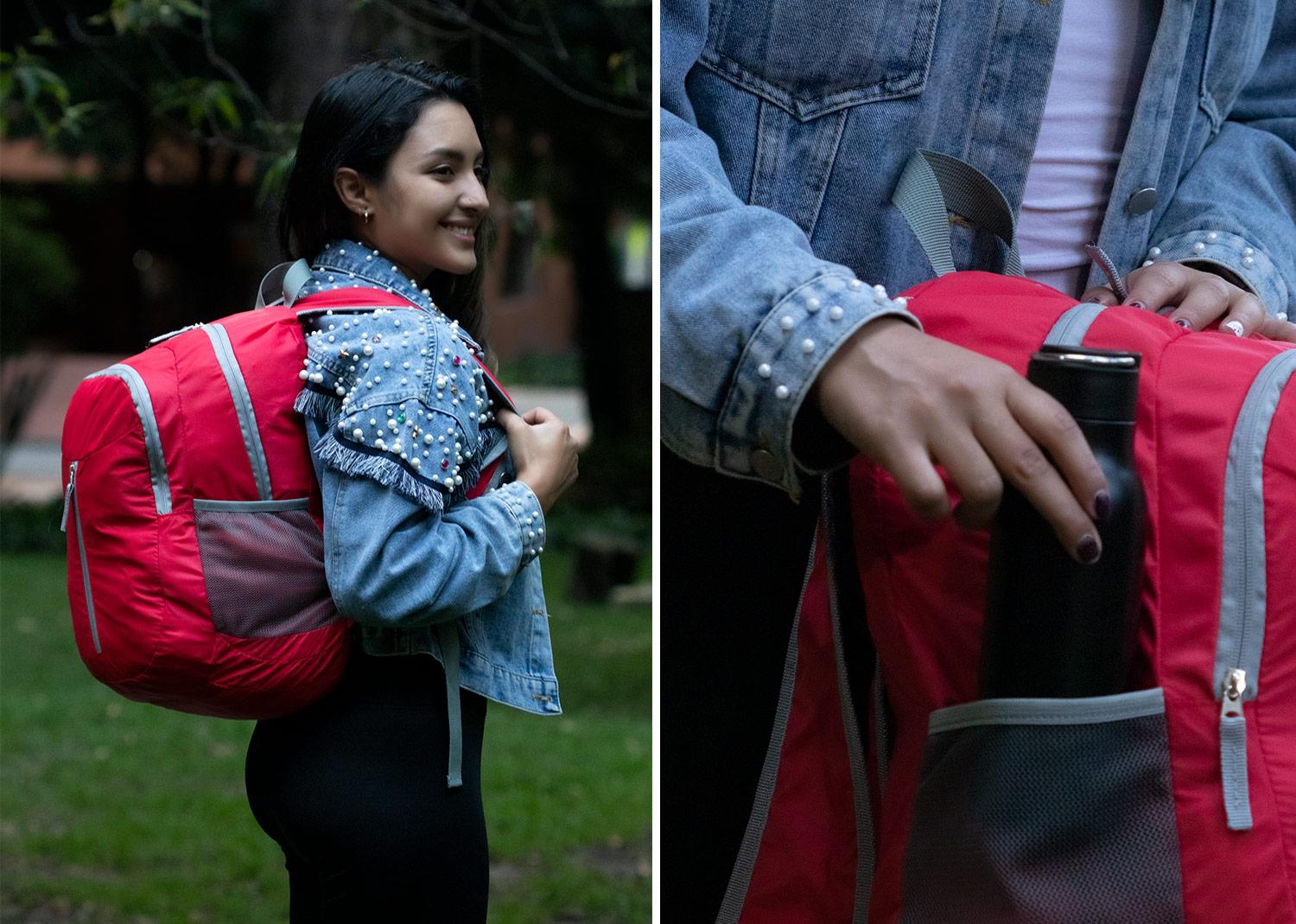 BOLSO PLEGABLE CLEOPATRA 20 LTS Imagen secundaria del producto